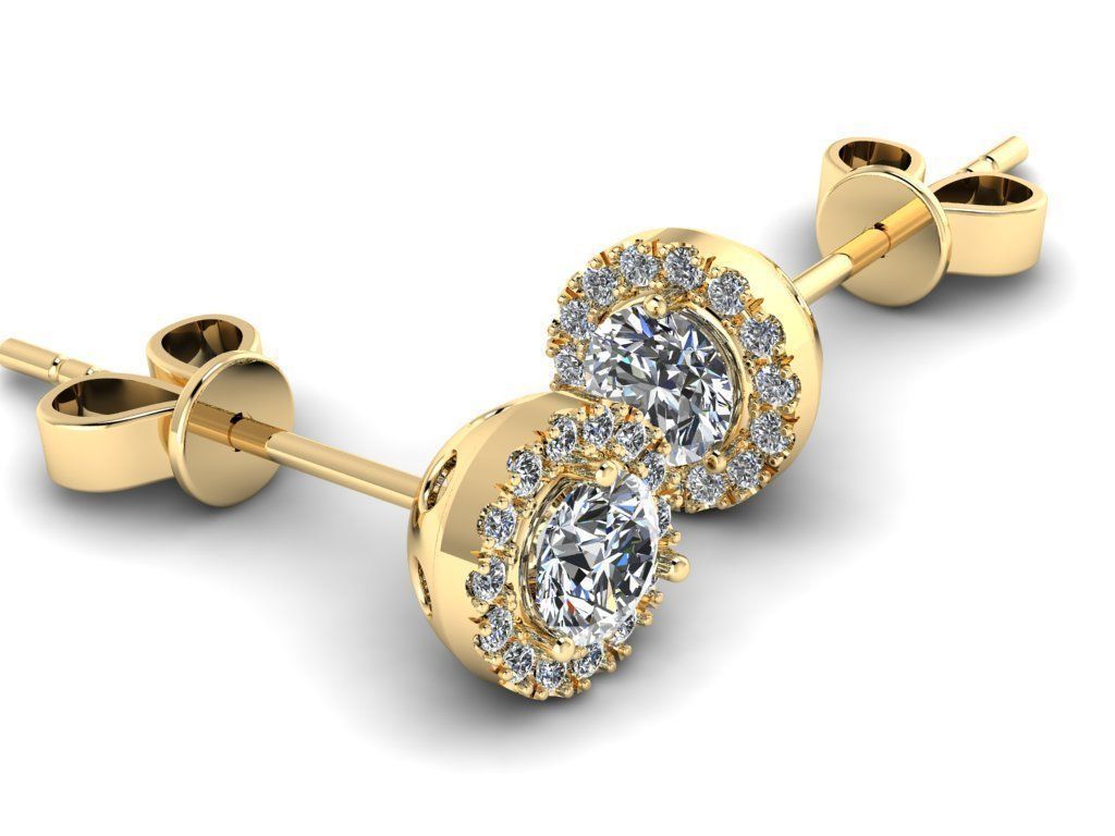 Jewelry Earrings 001 3D print model_7