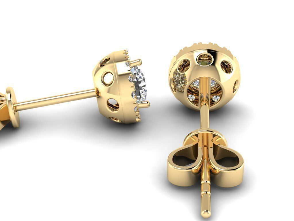 Jewelry Earrings 001 3D print model_9