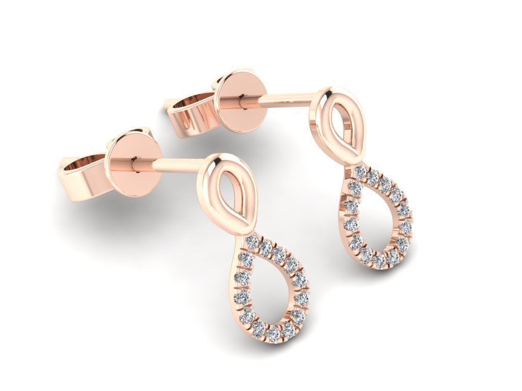 Jewelry Earrings 002 3D print model_2