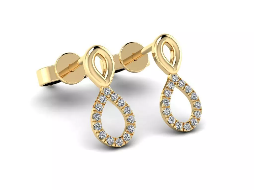 Jewelry Earrings 002 3D print model_0