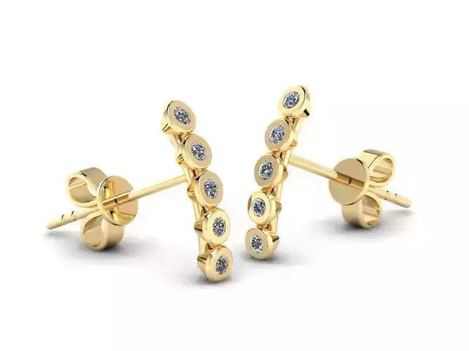 Jewelry Earrings 003 3D print model