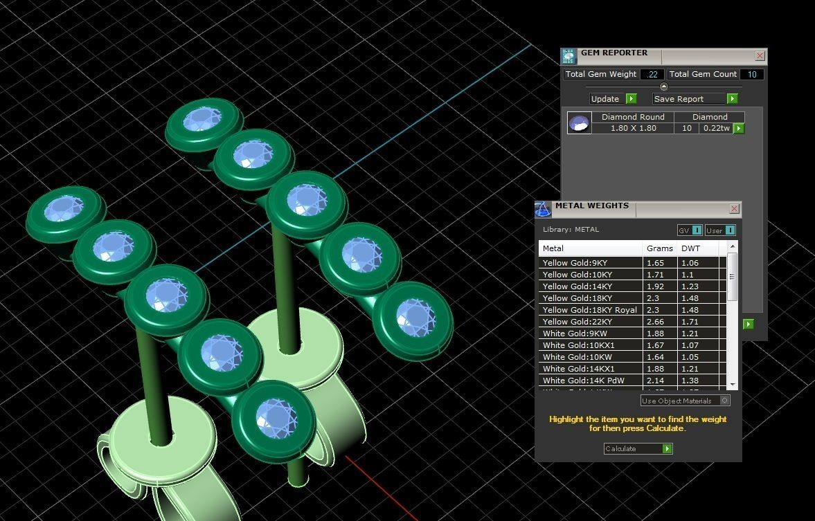 Jewelry Earrings 003 3D print model_1