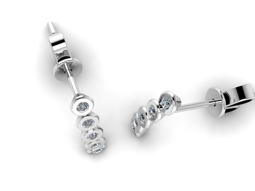 Jewelry Earrings 003 3D print model_10