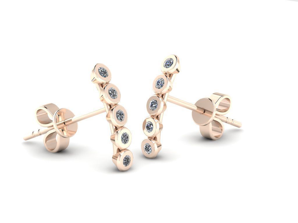 Jewelry Earrings 003 3D print model_6