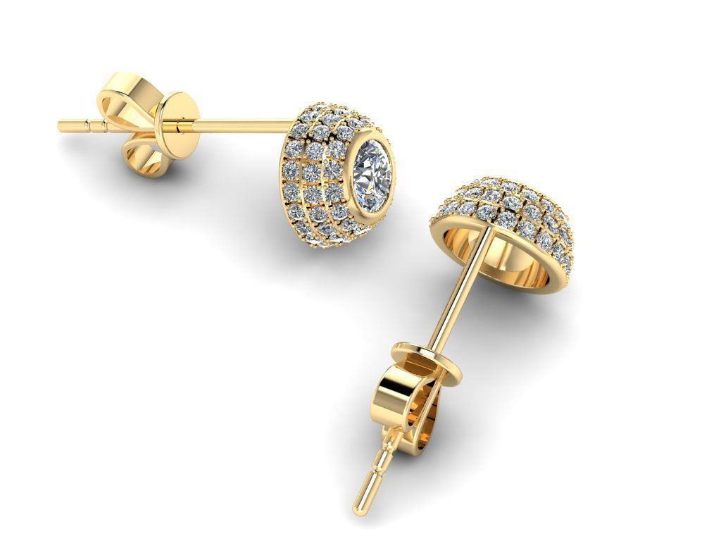 Jewelry Earrings 004 3D print model_2