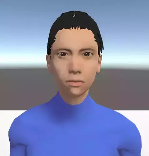 Unity Humanoid Model Male 001 Free 3D model