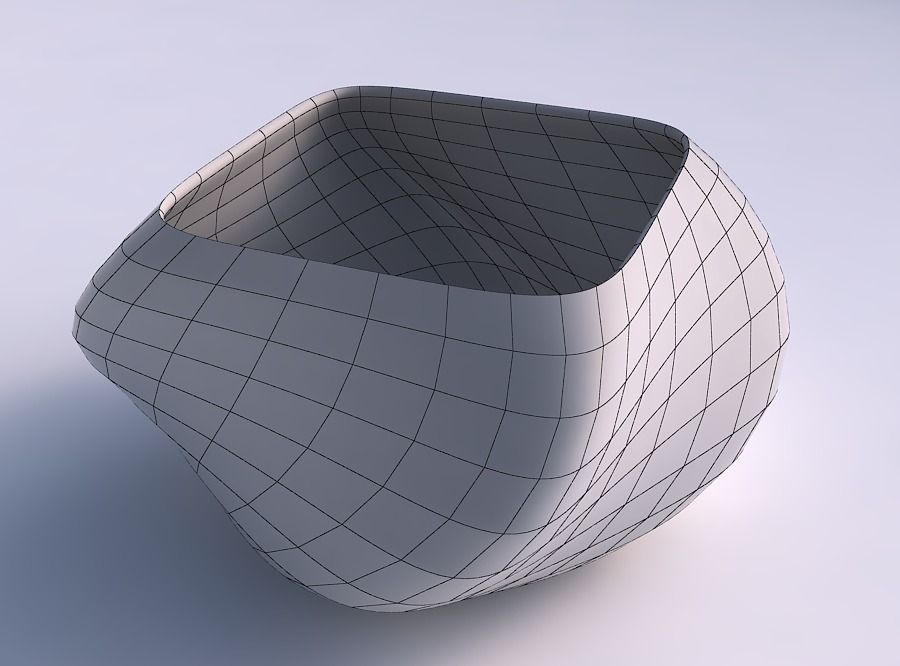 Bowl helix with small horizontal sections 3D print model_5