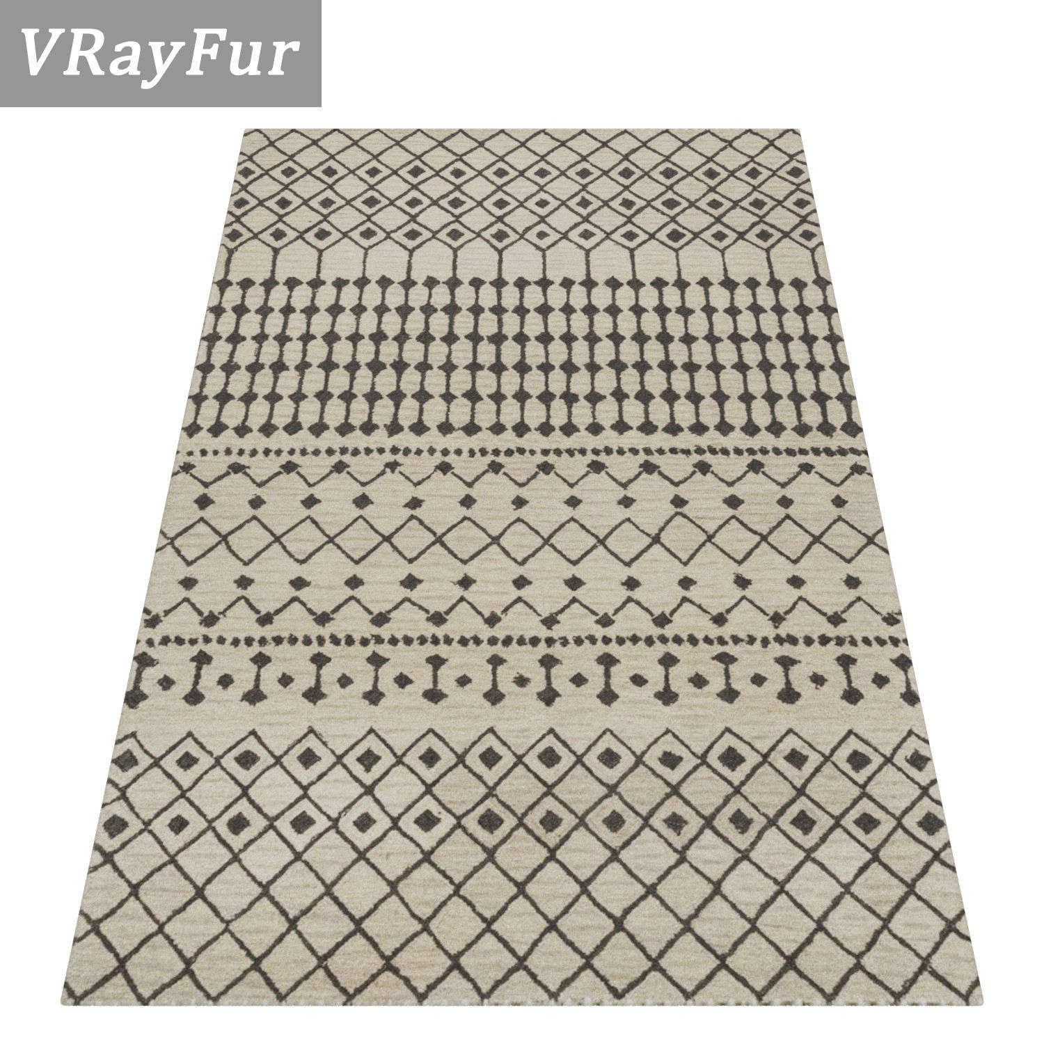 Rug Set 564 3D model_2
