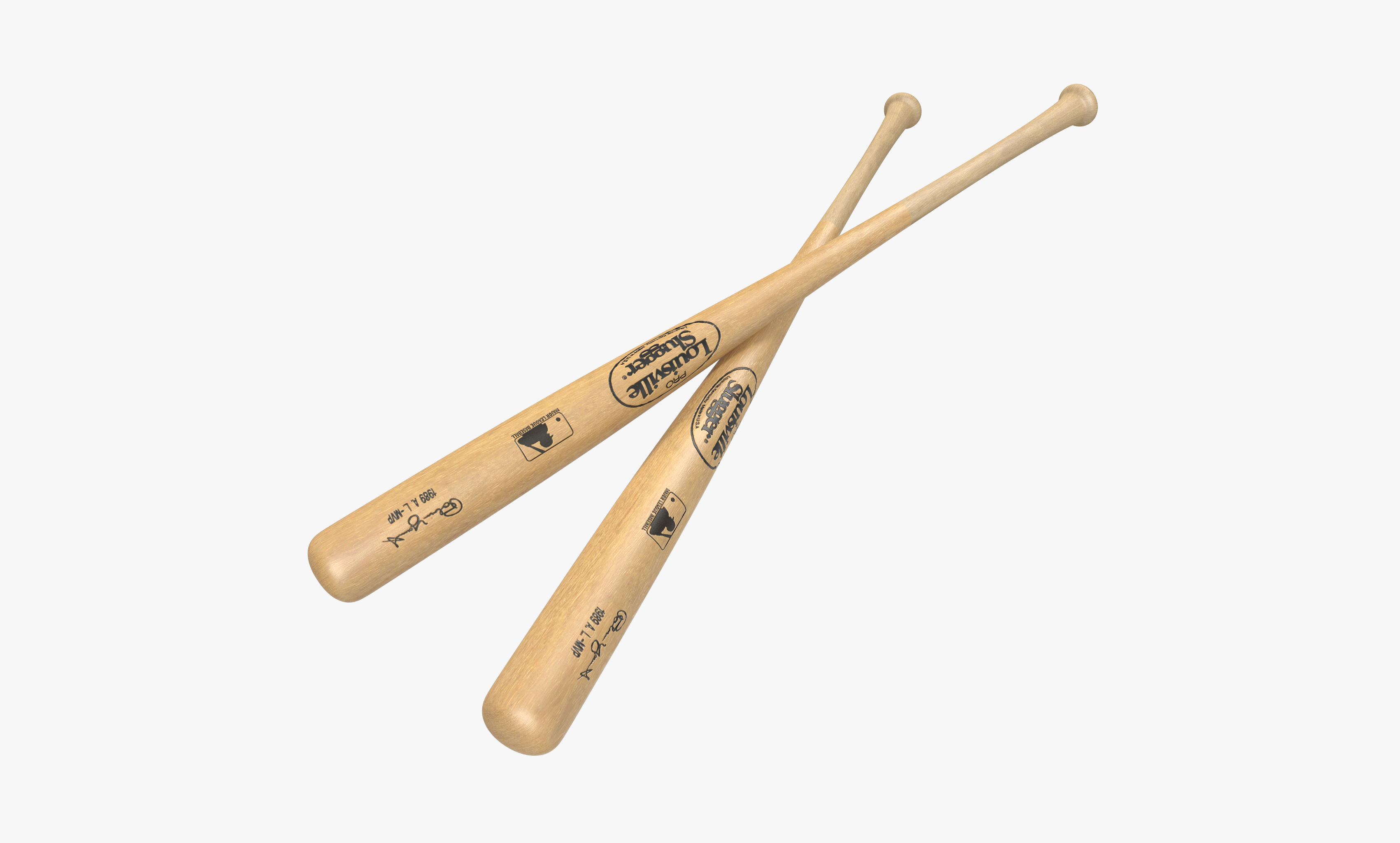 Wooden Baseball Bat 3D model