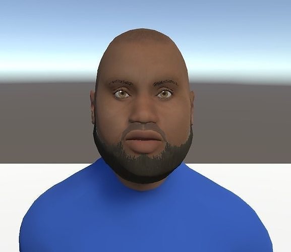 Unity Humanoid Model Male 004 Free 3D model