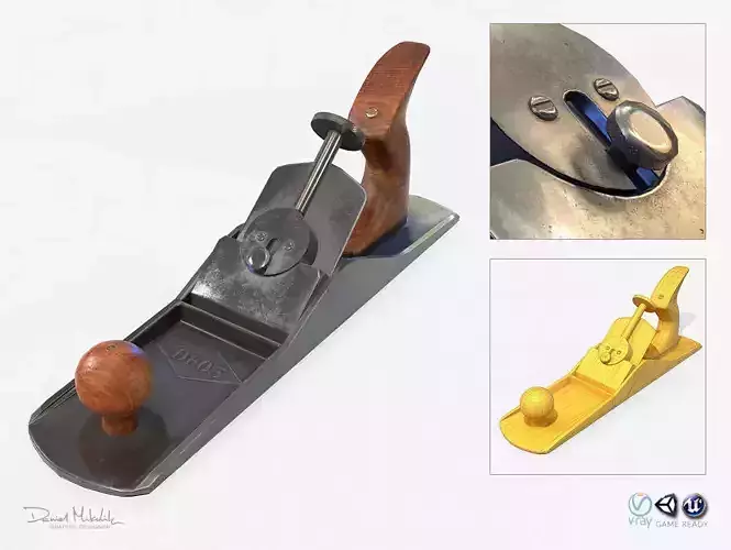 Vintage Plane PBR Low Poly