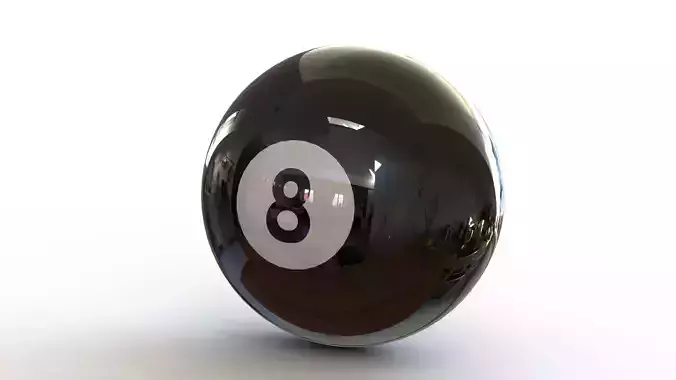 Billiard 8 Ball - SolidWorks Free 3D model