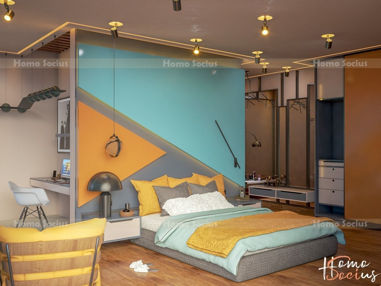 Master Bedroom 3D model_1