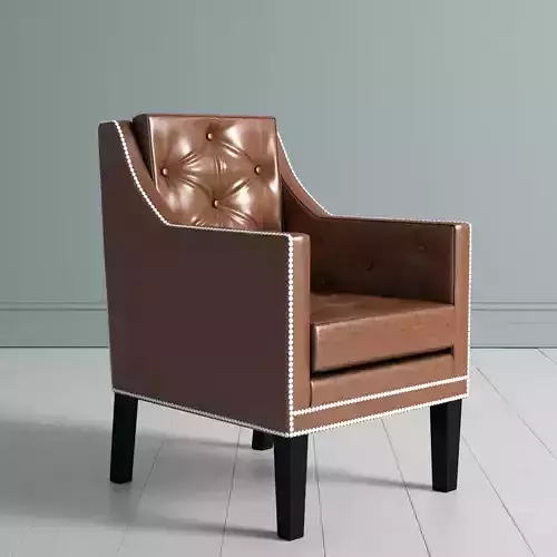 Cocktail Leather Armchair