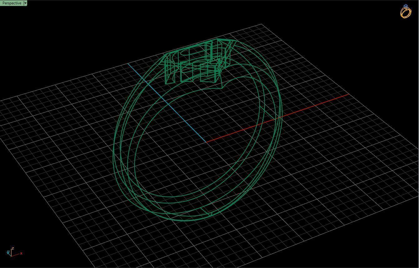 Superman Signet Ring 3D print model_6