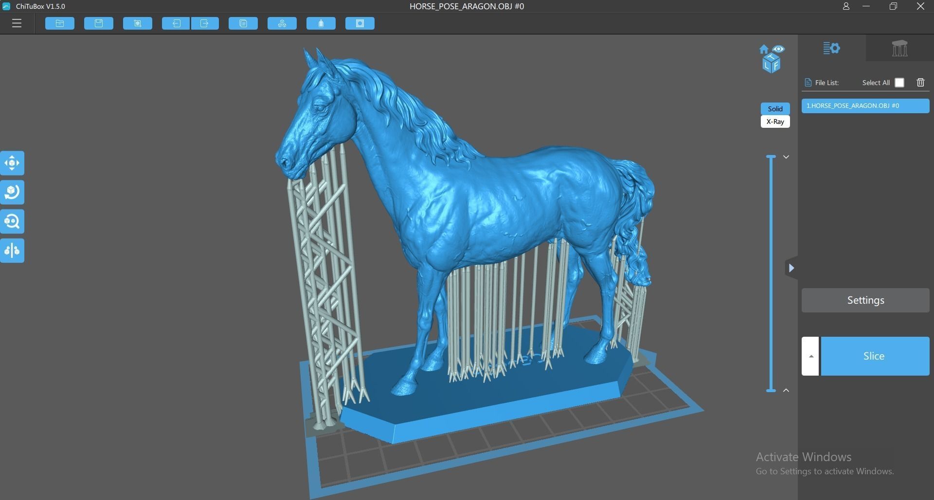 Horse print ready model 3D print model_2
