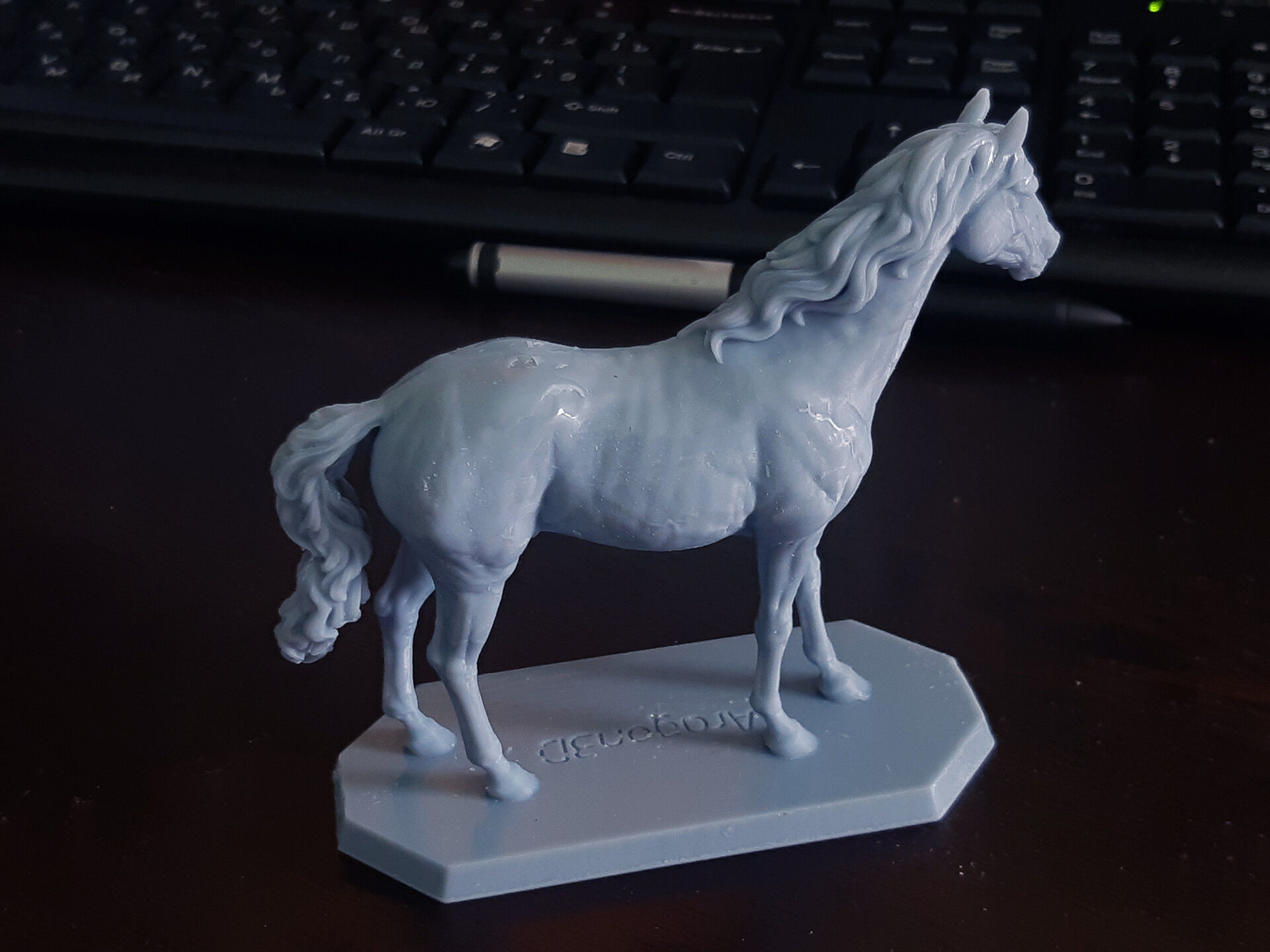 Horse print ready model 3D print model_8