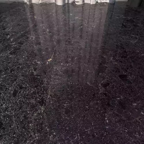 Marble Floor Cosmos Black Set 4