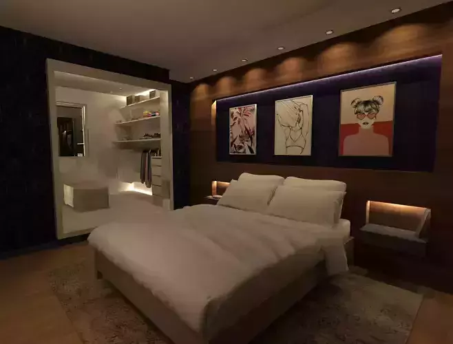 Bedroom with dressing - Suite parentale