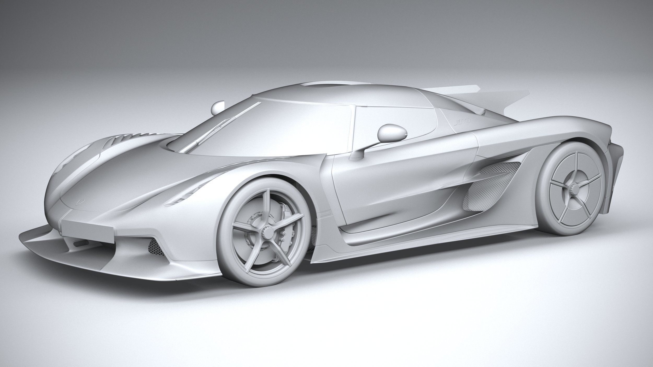 Koenigsegg Jesko Absolut 2020 3D model_19