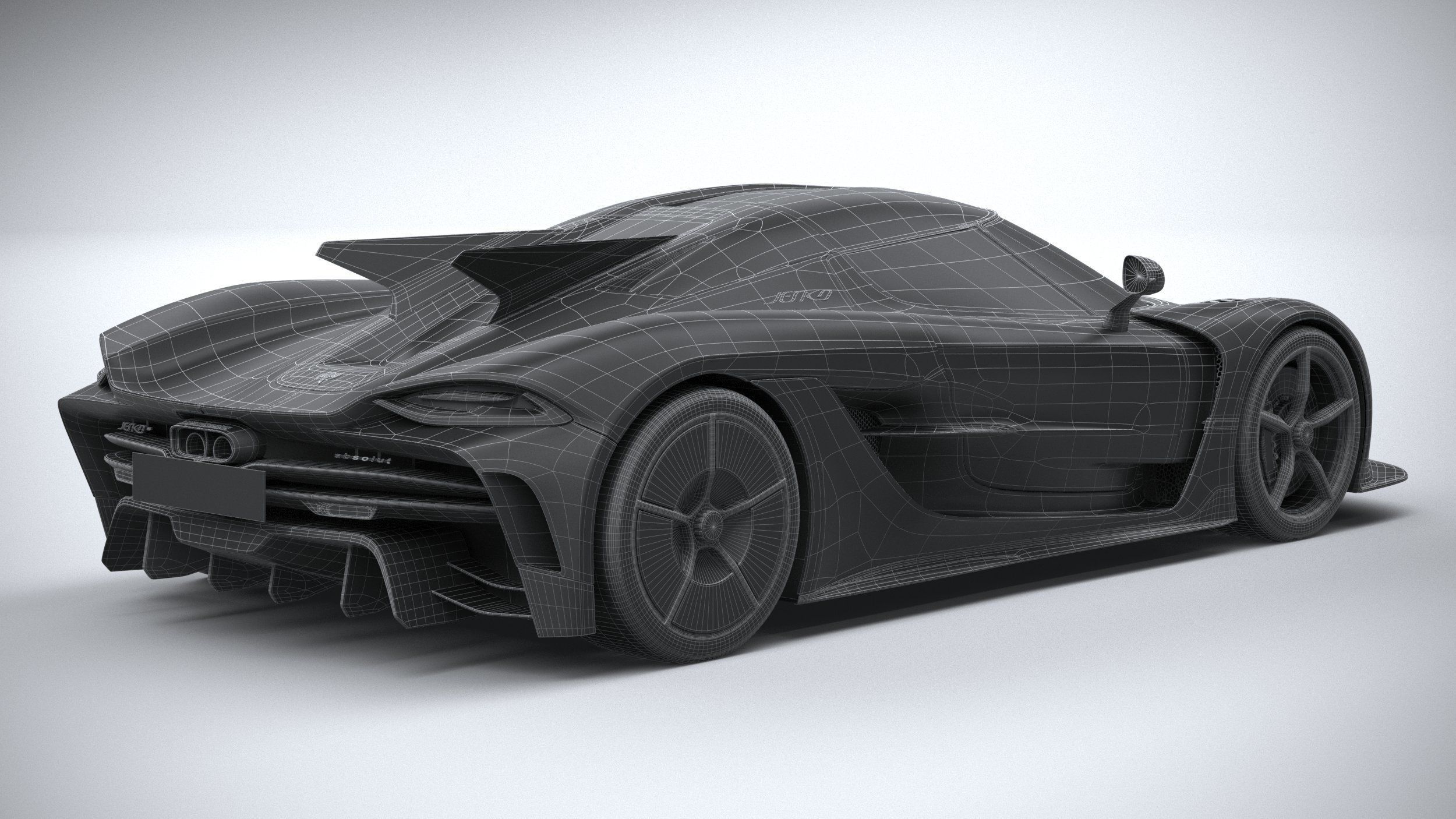 Koenigsegg Jesko Absolut 2020 3D model_29
