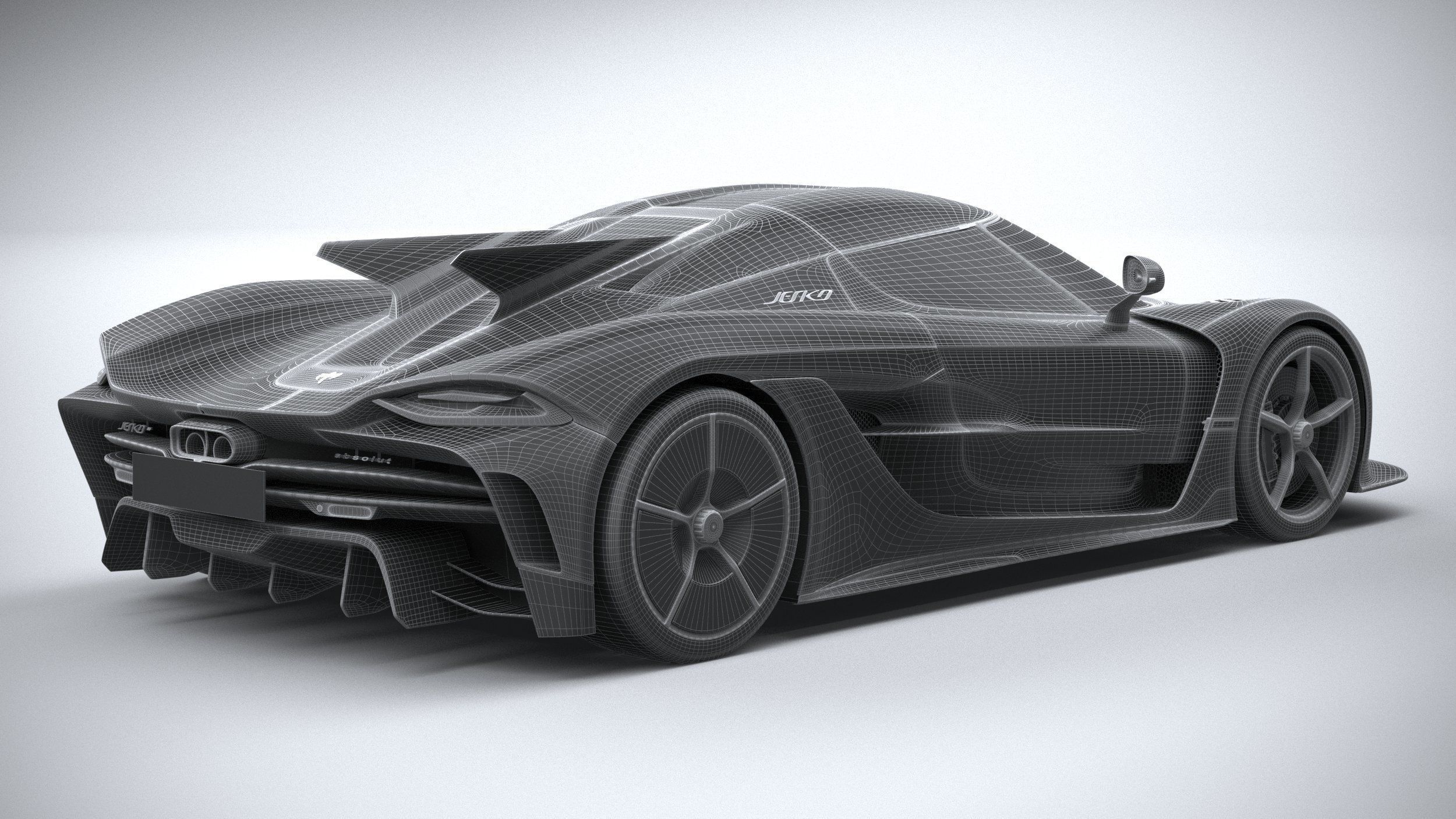 Koenigsegg Jesko Absolut 2020 3D model_27