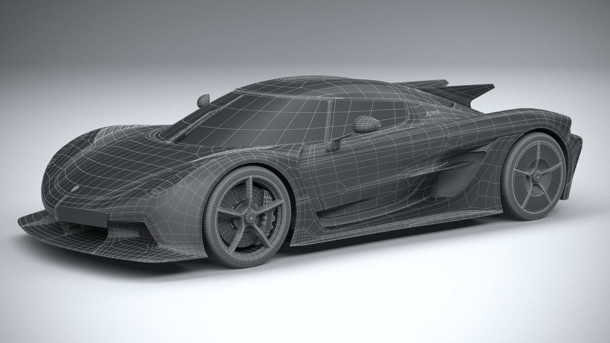 Koenigsegg Jesko Absolut 2020 3D model_28