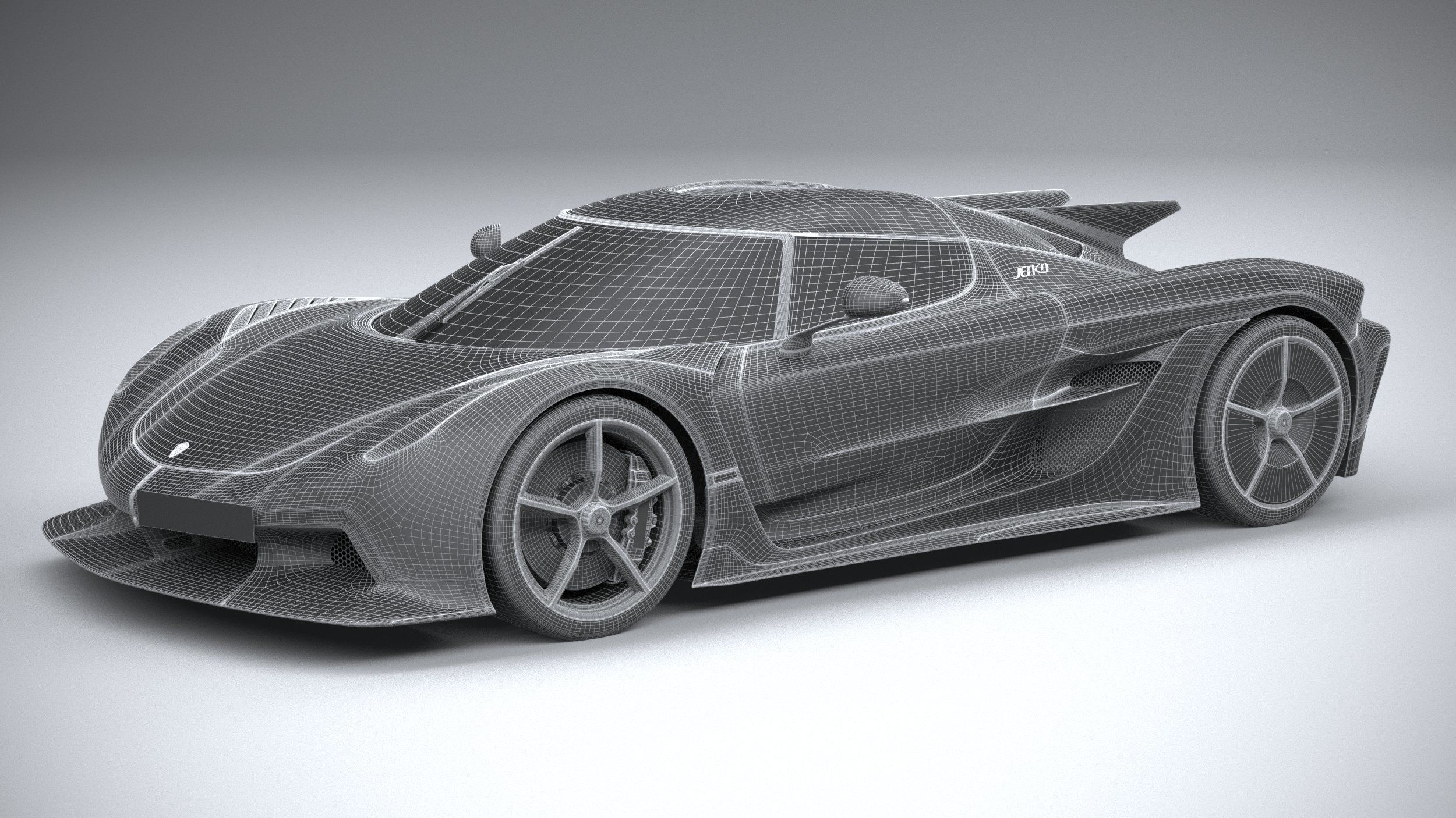 Koenigsegg Jesko Absolut 2020 3D model_26