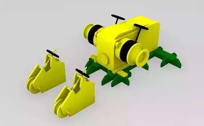 Tug Anchor winch 3D print model