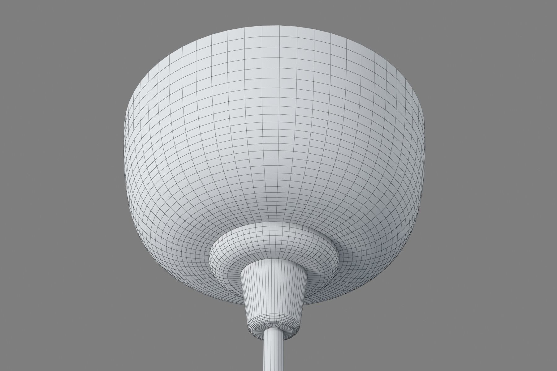 Anthracite Pendant Lamp With Mesh 3D model_13