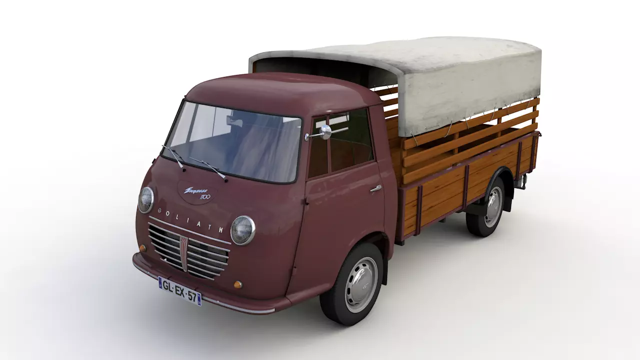 GOLIATH EXPRESS 1100 PICKUP 1957 3D model