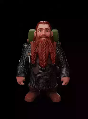Dwarven Adventurer - Glod Glodson 3D print model
