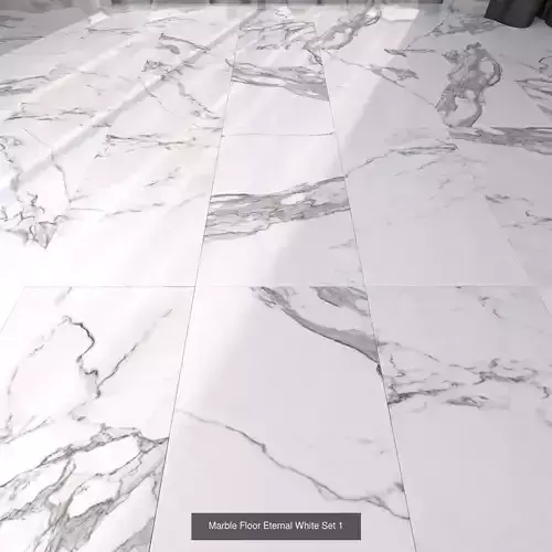 Marble Floor Eternal White Complete Set