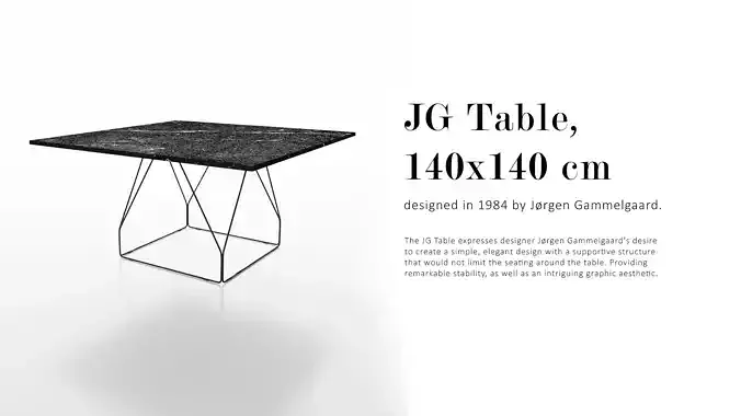 JG Table 140x140 cm
