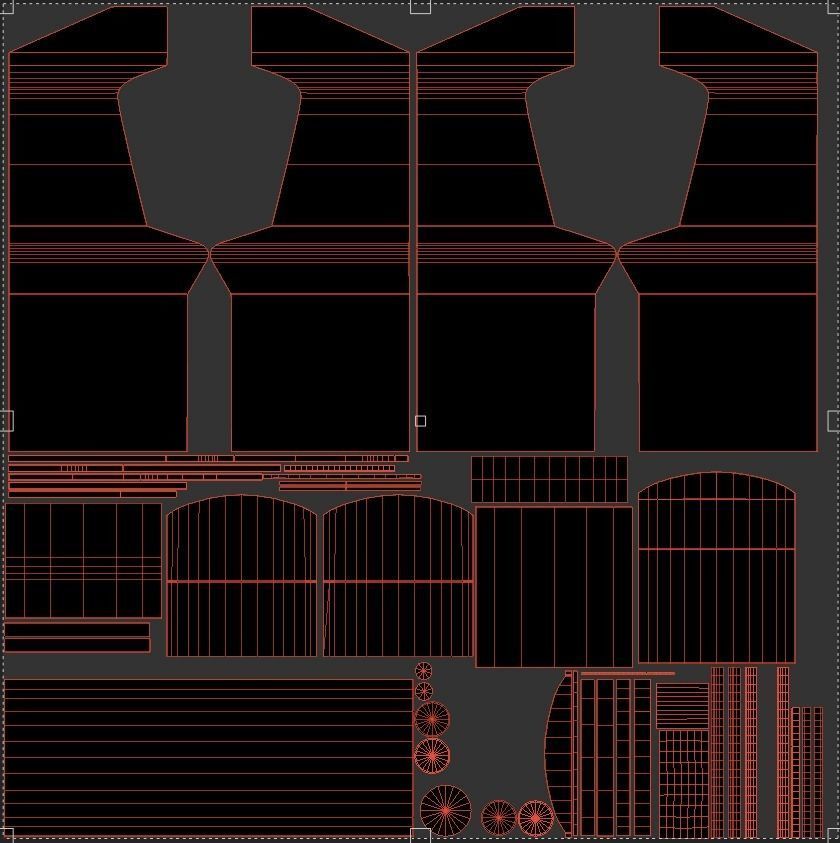 Bad Dudes vs Dragon Ninja Arcade Machine Low-poly 3D model_5