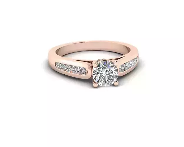 cgw0002 diamond engagement ring in rose gold