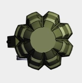 Fragment Grenade 3D model_4