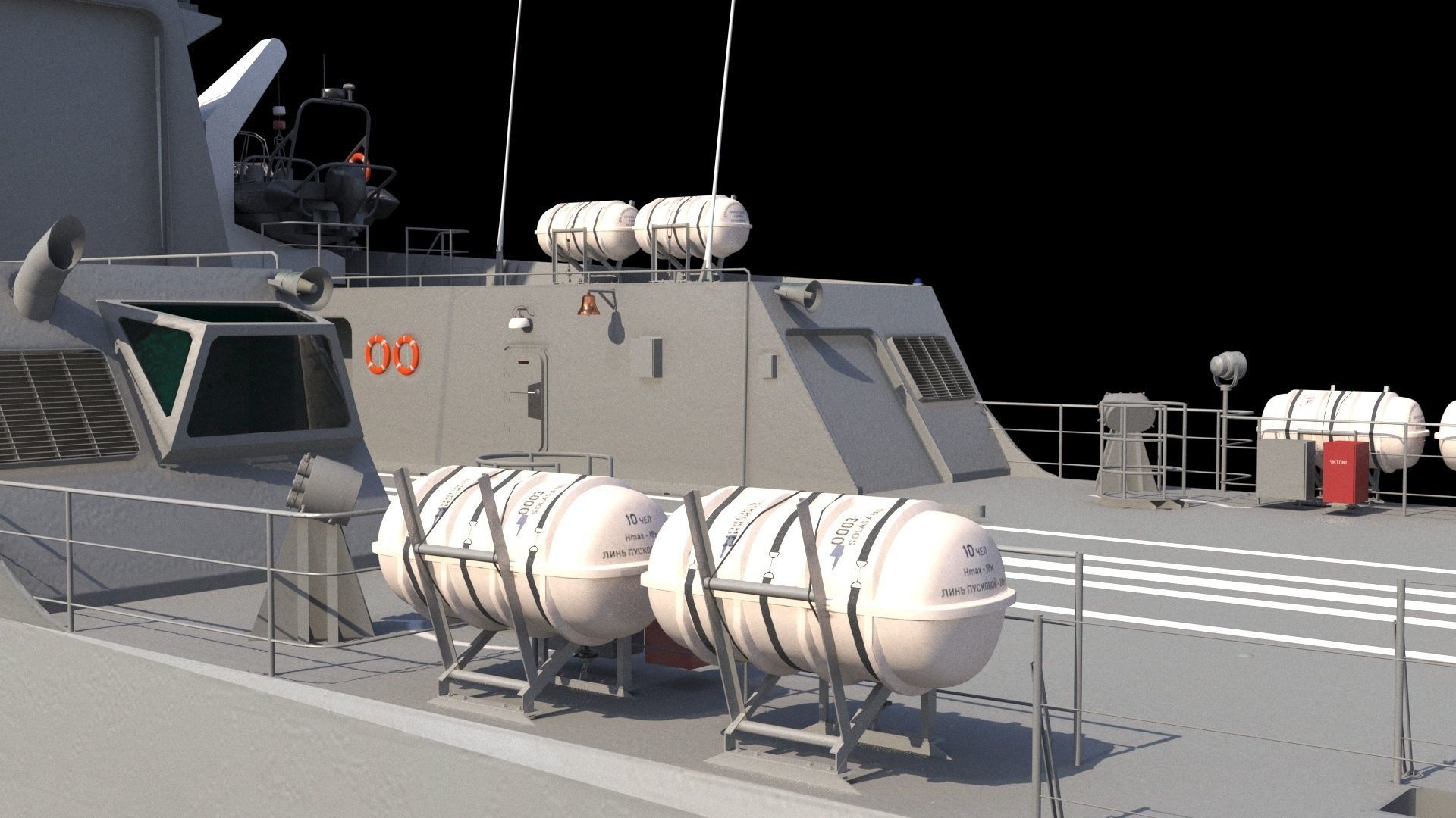 Project 22160 patrol ship 3D model_6