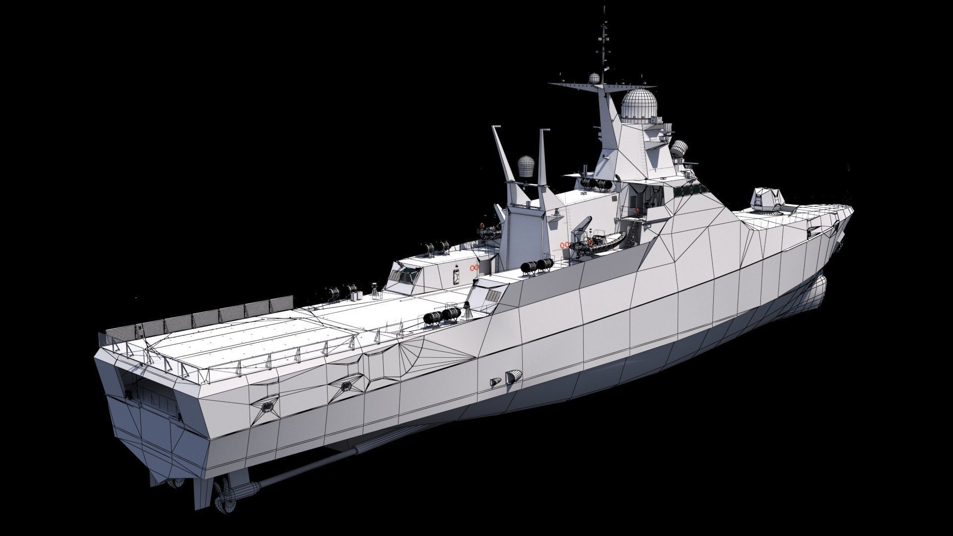 Project 22160 patrol ship 3D model_12