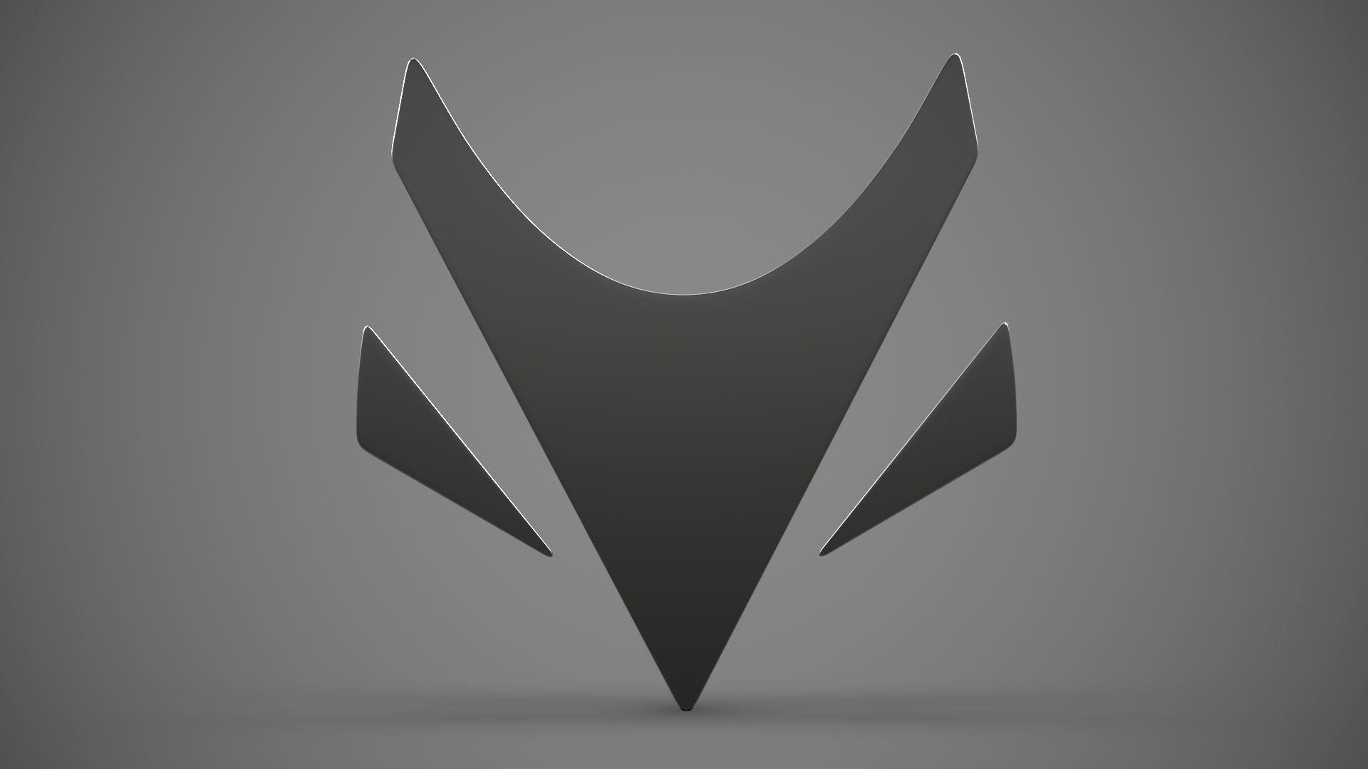 Arcfox logo 3D model_5