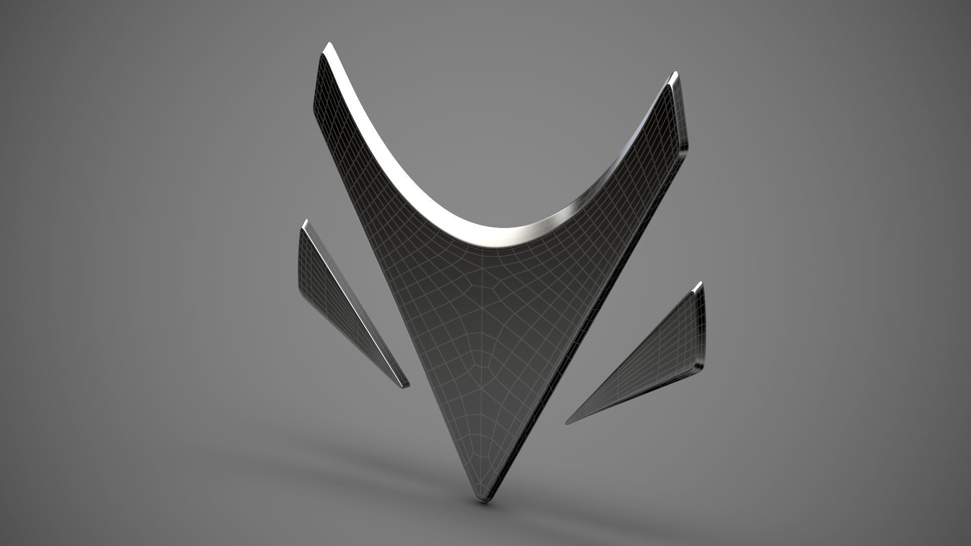 Arcfox logo 3D model_26