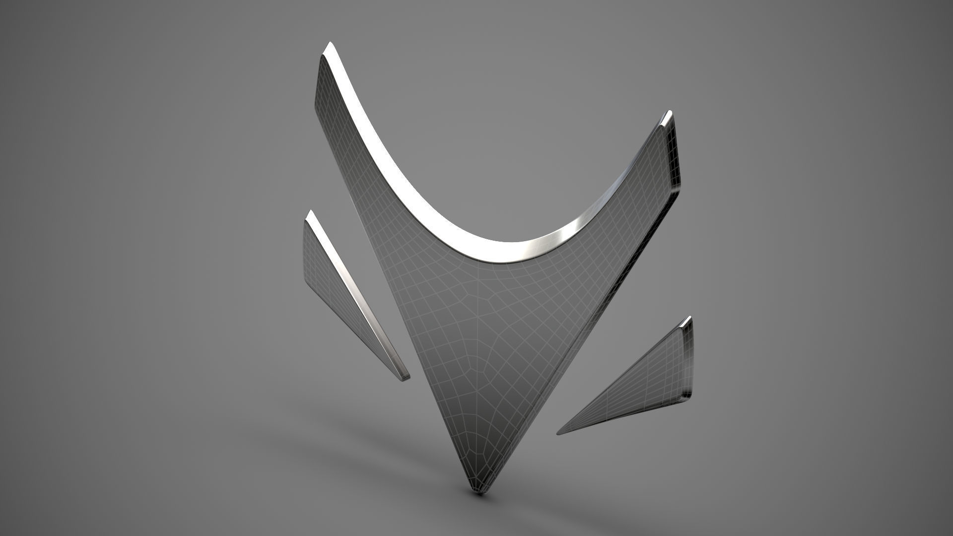 Arcfox logo 3D model_25