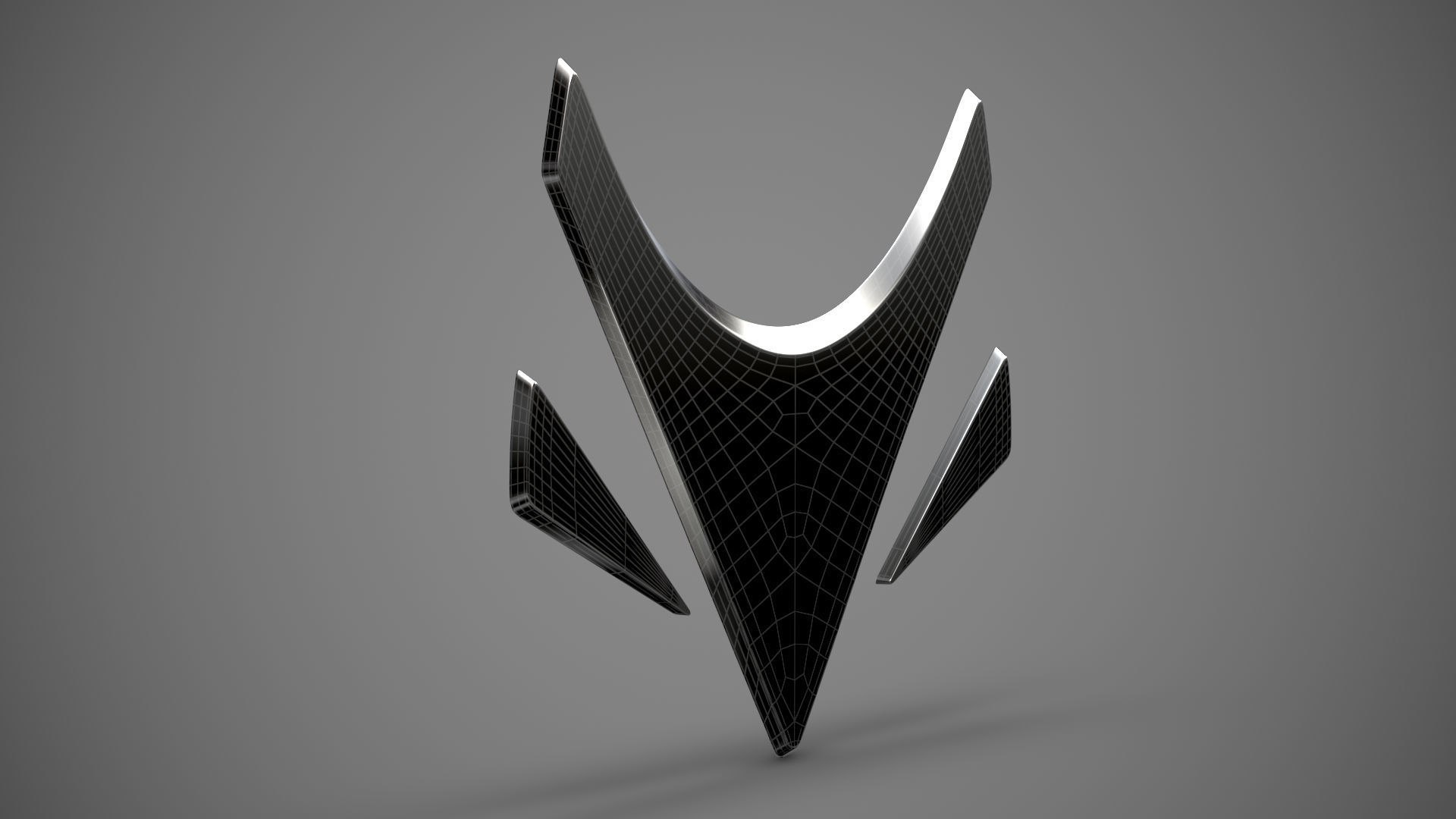 Arcfox logo 3D model_16