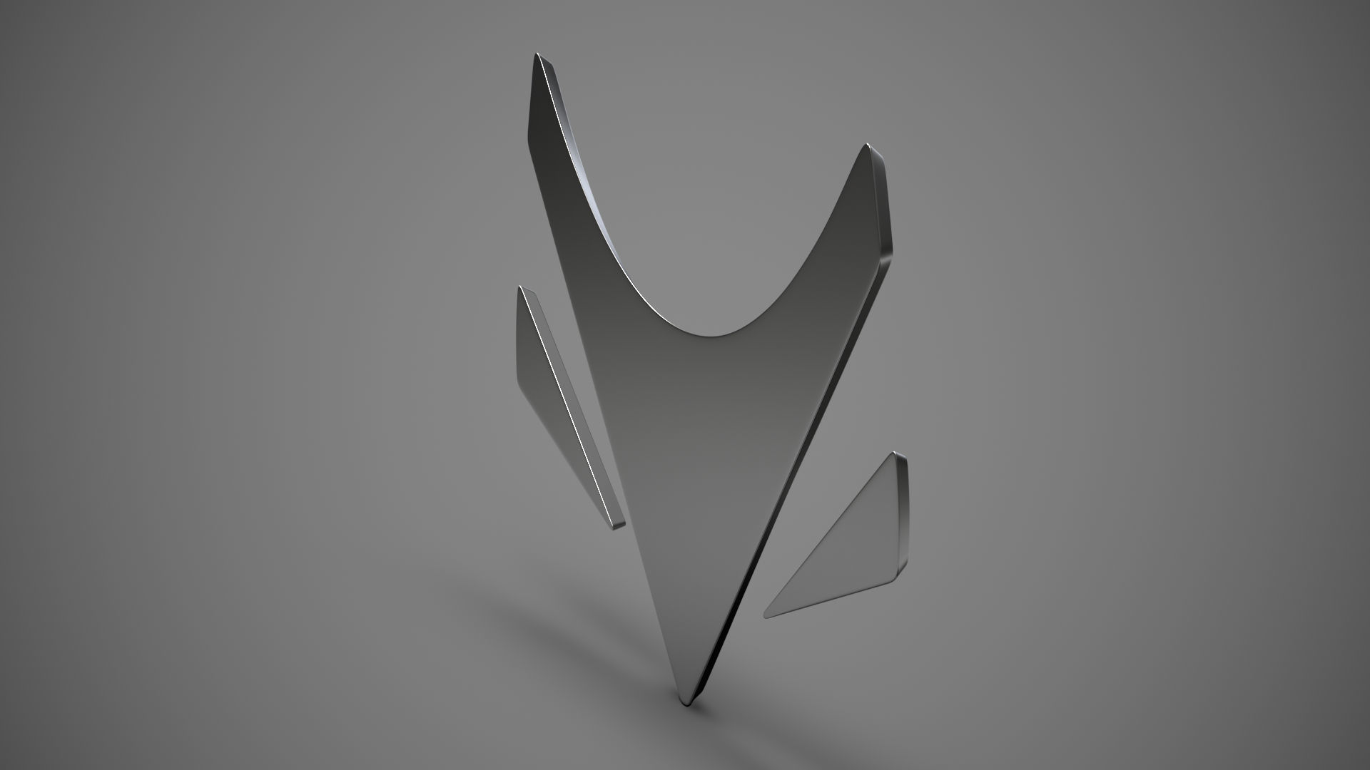 Arcfox logo 3D model_3