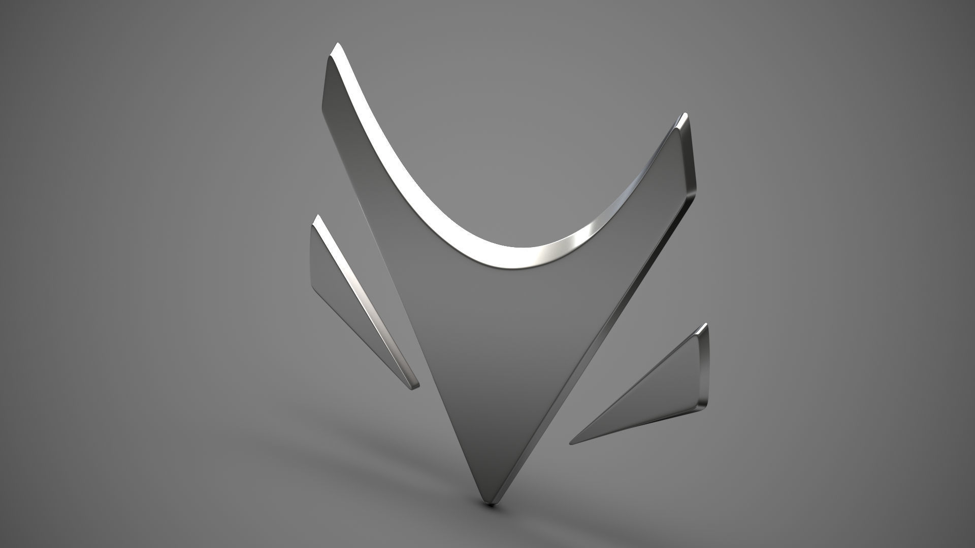 Arcfox logo 3D model_11