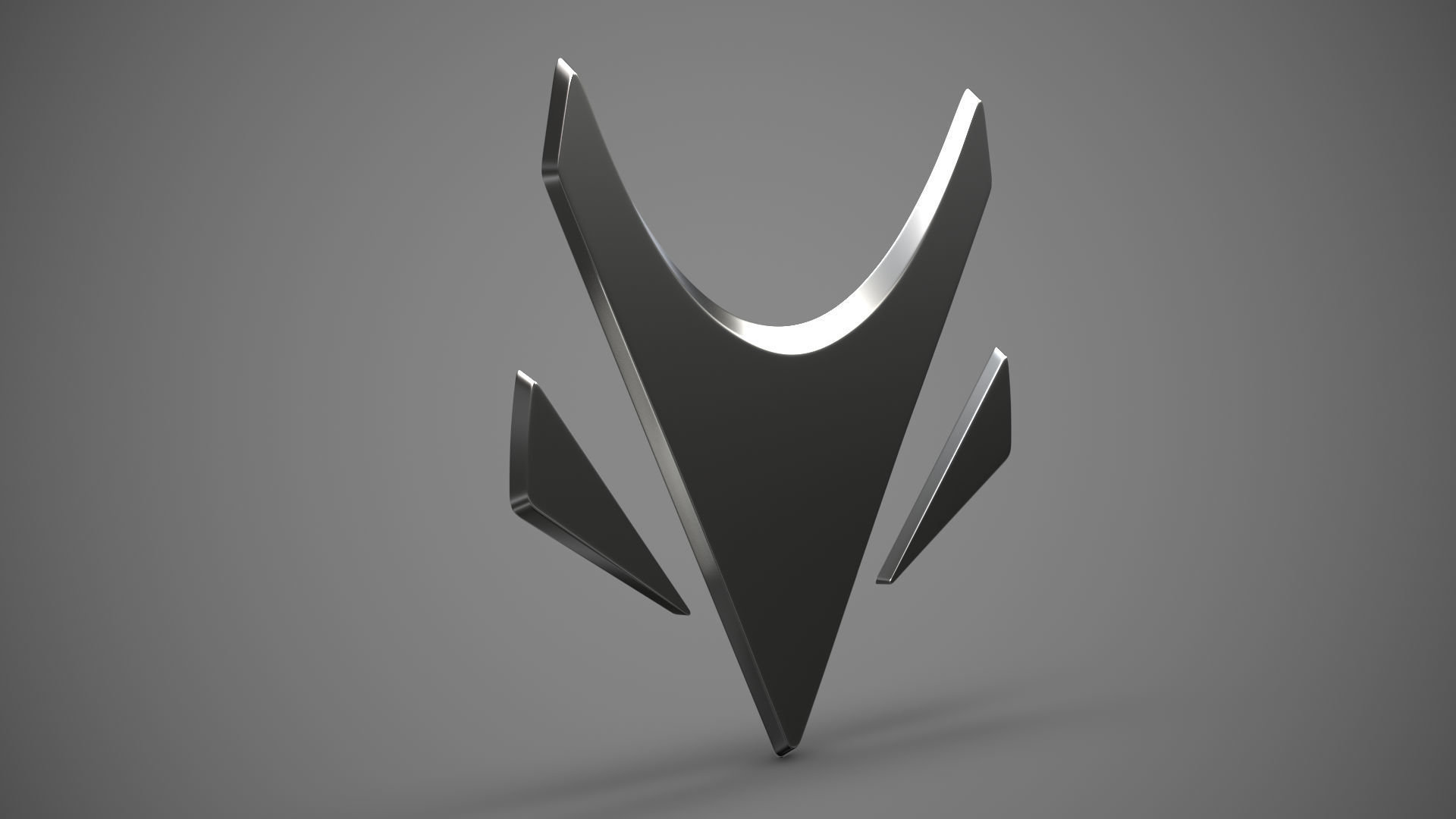 Arcfox logo 3D model_2
