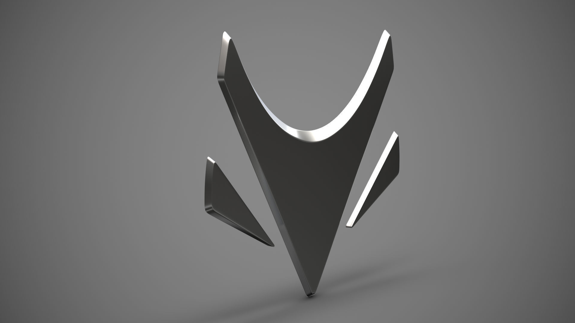 Arcfox logo 3D model_10