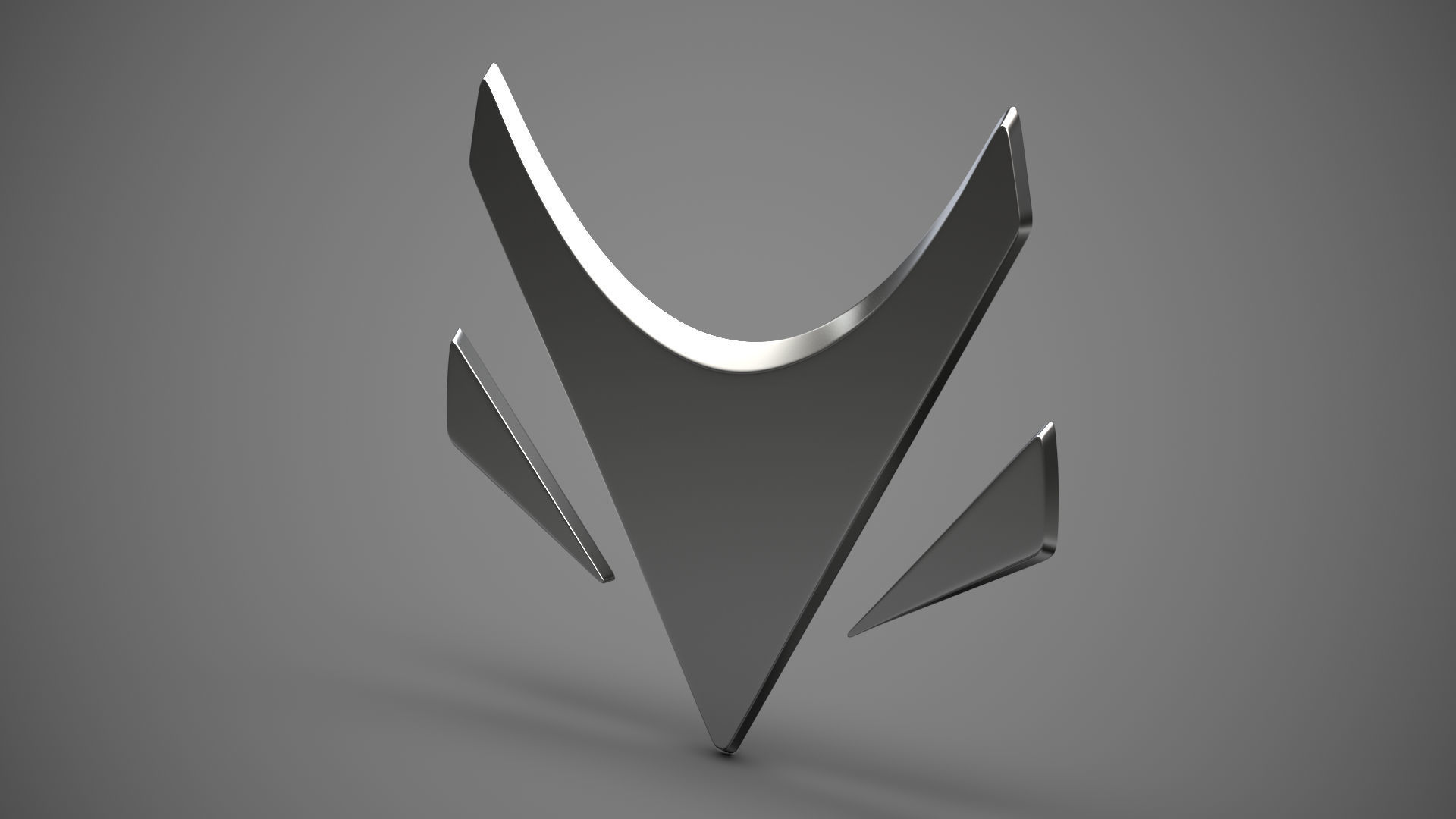 Arcfox logo 3D model_12