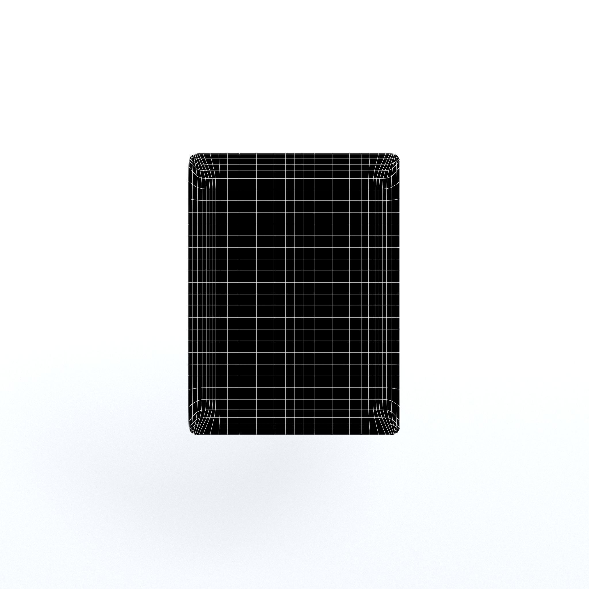 Intel CPU Tag XEON v1 001 Low-poly 3D model_4