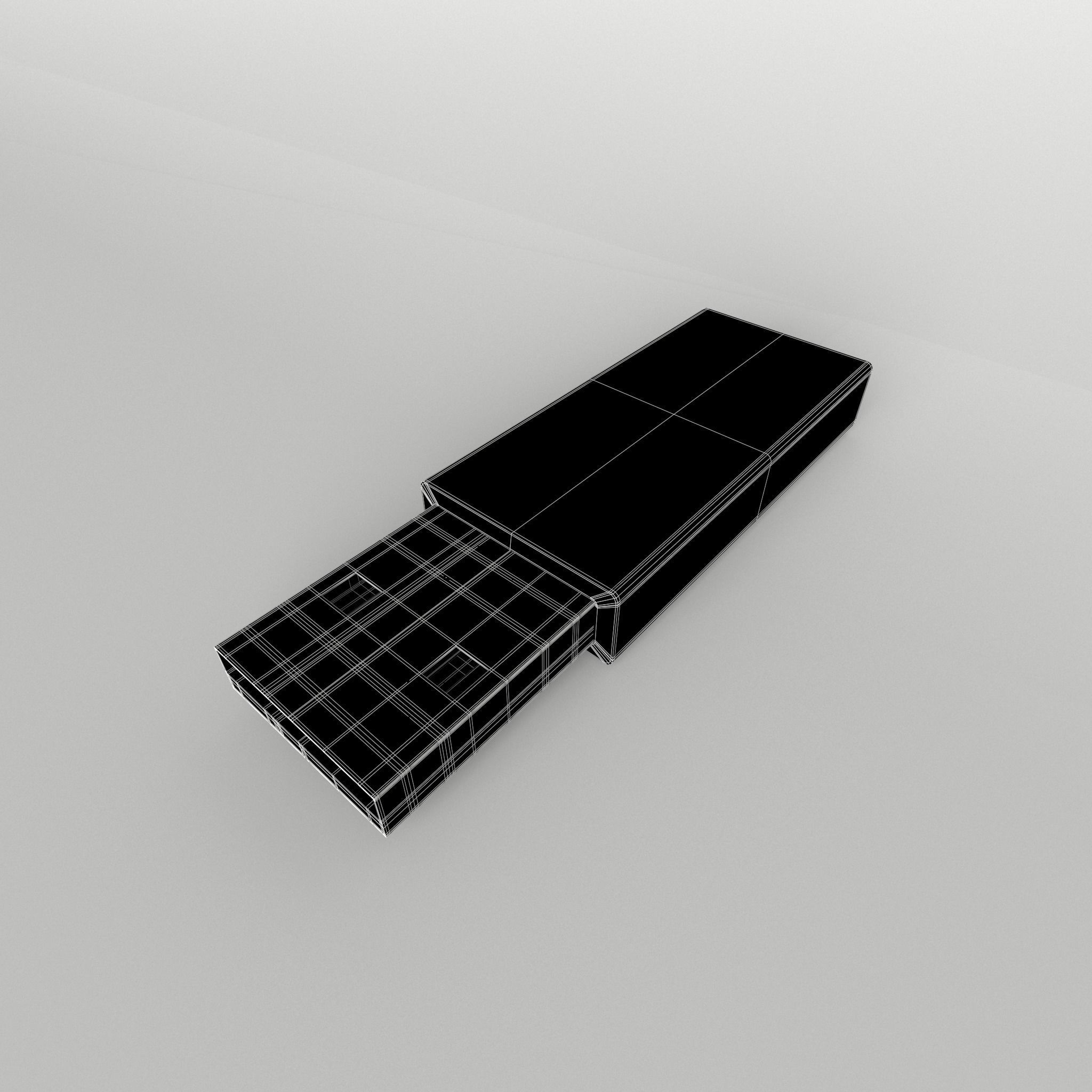 USB v1 015 Low-poly 3D model_5